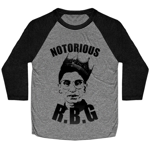 Notorious RBG (Ruth Bader Ginsburg) Baseball Tee