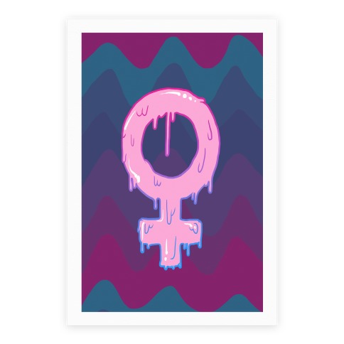 Pink Slime Feminism Poster