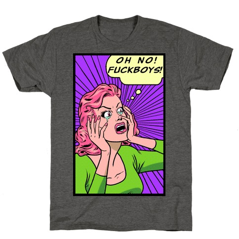 Retro Comic Girl (Oh No! F***boys!) T-Shirt