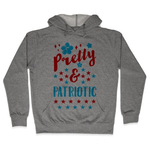 Pretty and Patriotic Hooded Sweatshirt