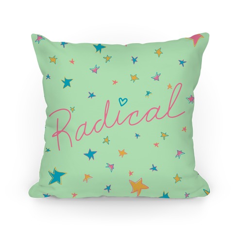 Radical 90s Pillow