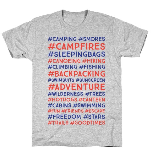 Outdoor Hastags T-Shirt