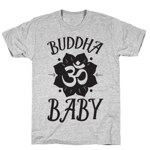 Womens Yoga T-shirt Big Buddha Triblend V-neck