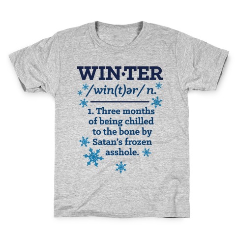 Winter Definition Kids T-Shirt