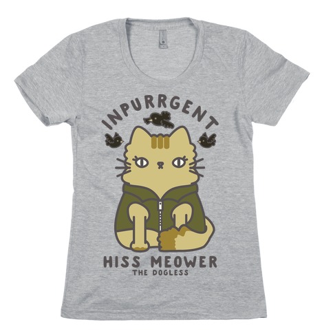 Inpurrrgent Cute Cat Womens T-Shirt