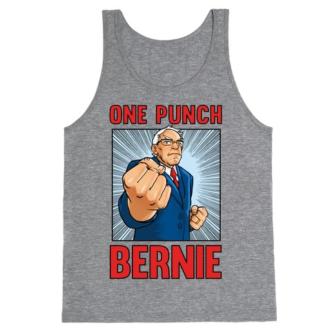 One Punch Bernie Tank Top