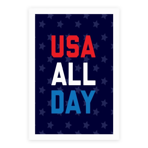 USA All Day Poster
