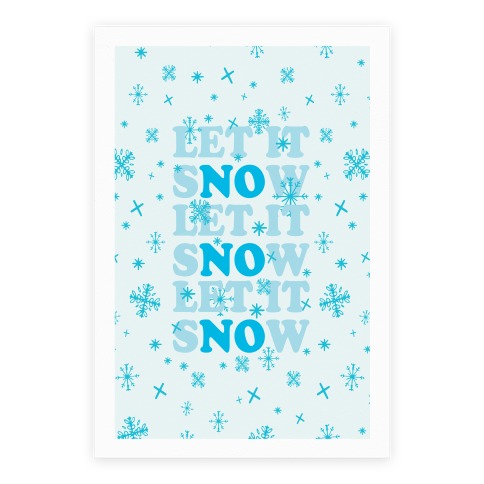 Let It sNOw Poster