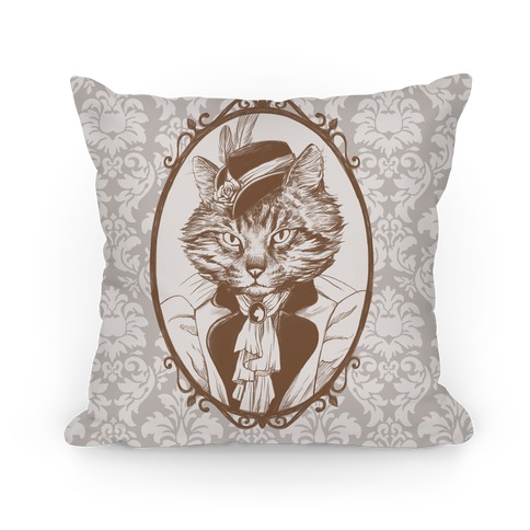 cat lady pillow