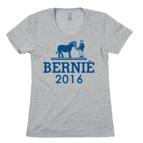 Bernie Sanders 2016 Fashion Parody Womens T-Shirt