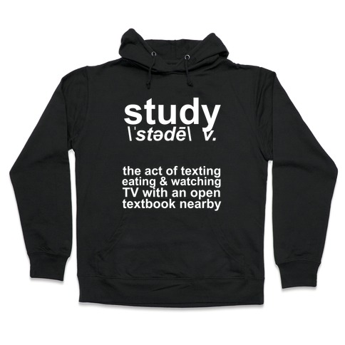 Study Definition Hooded Sweatshirt