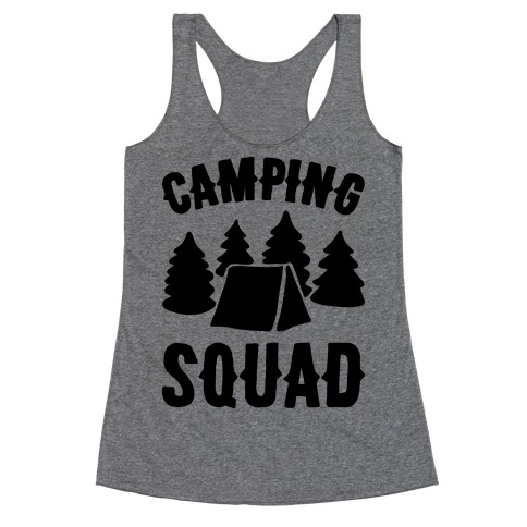 Camping Squad Racerback Tank Top