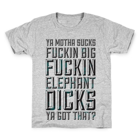 Big Elephant Dicks Kids T-Shirt
