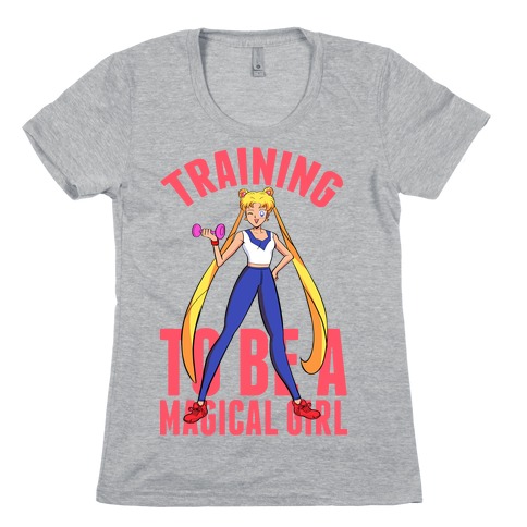 Training To Be A Magical Girl Womens T-Shirt