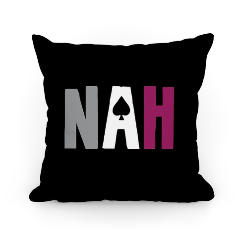Nah- Asexual Pride Pillow