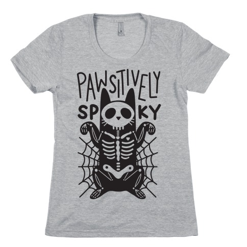 Pawsitively Spooky Womens T-Shirt