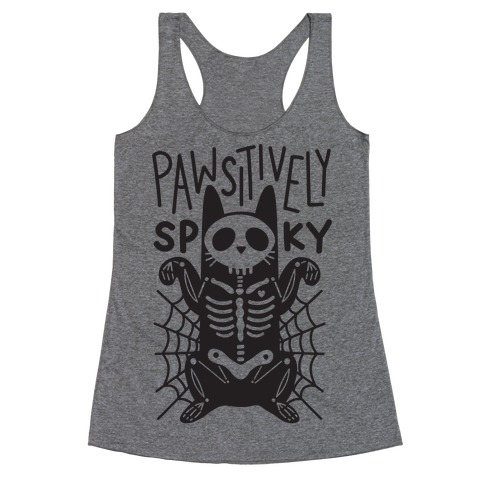 Pawsitively Spooky Racerback Tank Top