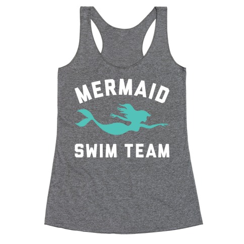 Mermaid Swim Team Racerback Tank Top