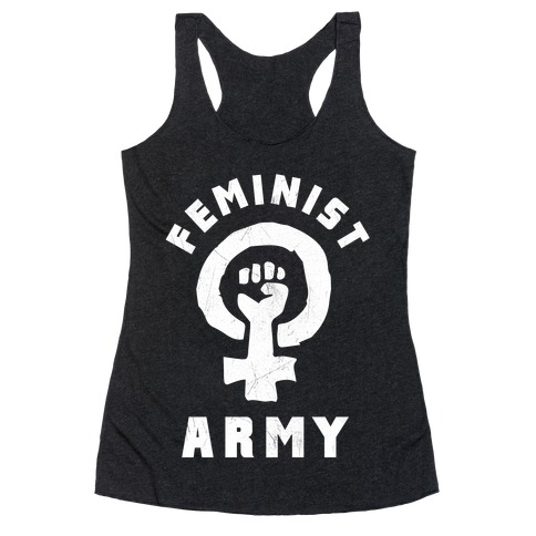 Feminist Army Racerback Tank Top