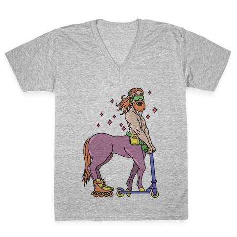 Rad Centaur V-Neck Tee Shirt