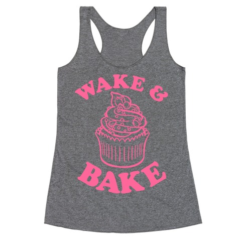Wake and Bake Racerback Tank Top