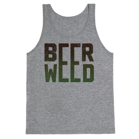 Beer & Weed Tank Top