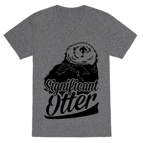 Significant Otter V-Neck Tee Shirt
