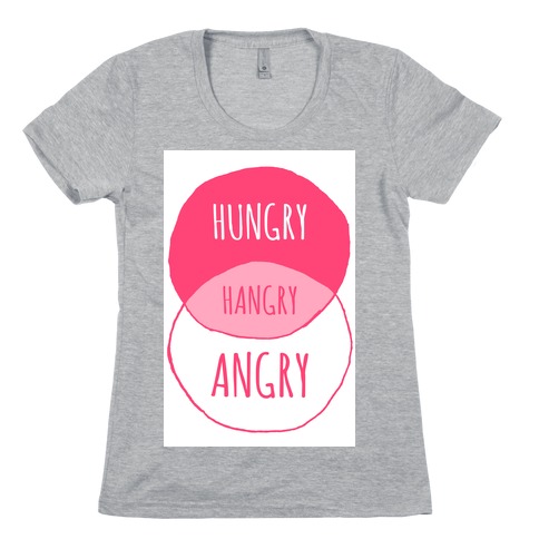 Hangry Diagram Womens T-Shirt