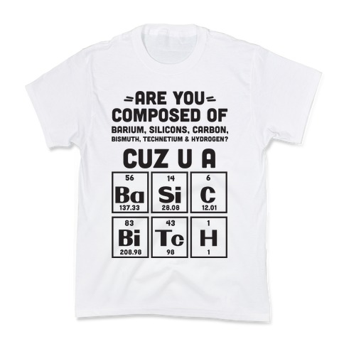 Basic Bitch Elements Kids T-Shirt