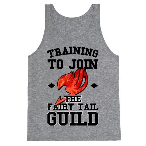 Training to Join the Fairy Tail Guild Tank Top