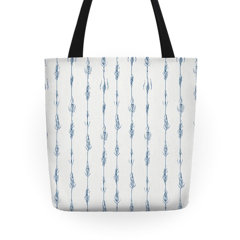 Feathery Vagina Pattern Tote