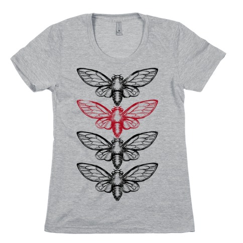 4 Cicadas Womens T-Shirt