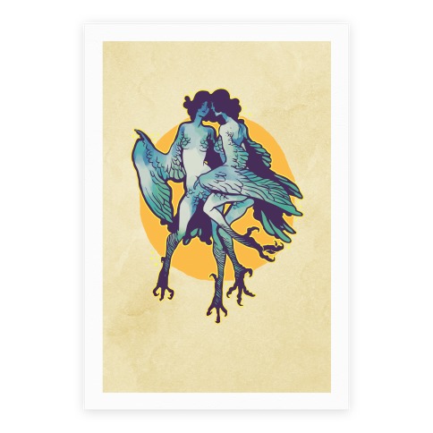 Harpy Monster Girls Poster