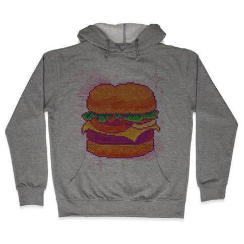 Pixel Burger Hooded Sweatshirt