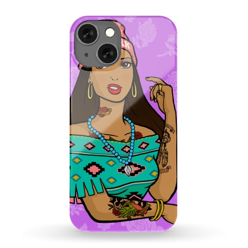 Hipster Pocahontas Phone Case