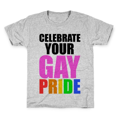 Celebrate Gay Pride Kids T-Shirt