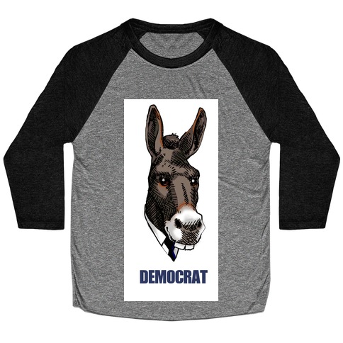Democratic Donkey Baseball Tee