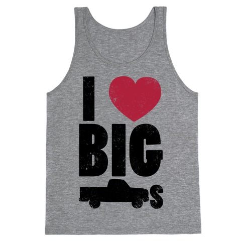 I Heart Big Trucks Tank Top