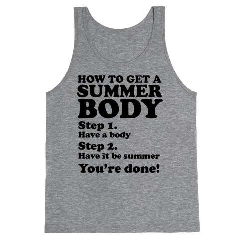 How to Get a Summer Body Tank Top