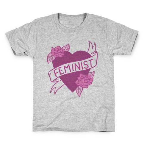 Feminist Heart Kids T-Shirt