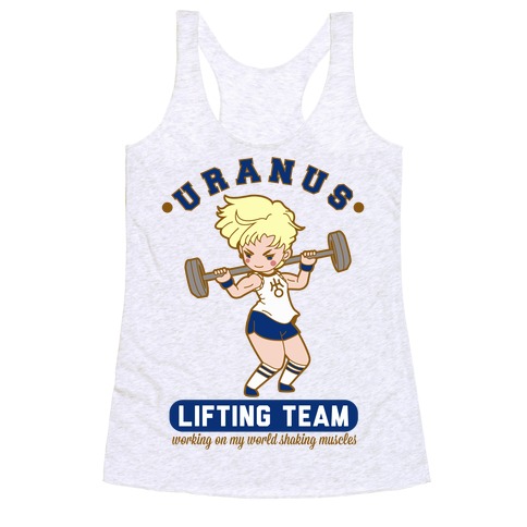 Uranus Lifting Team Parody Racerback Tank Top