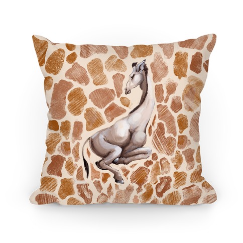 Spot Melt Giraffe Pillow