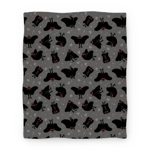 Cute Mothman Pattern Blanket