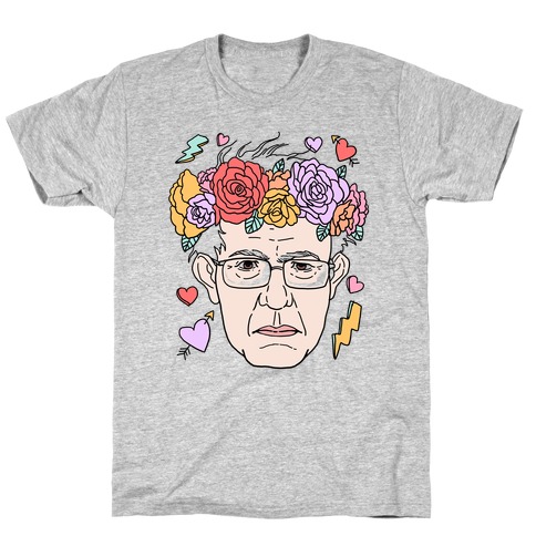 Bernie With Flower Crown T-Shirt