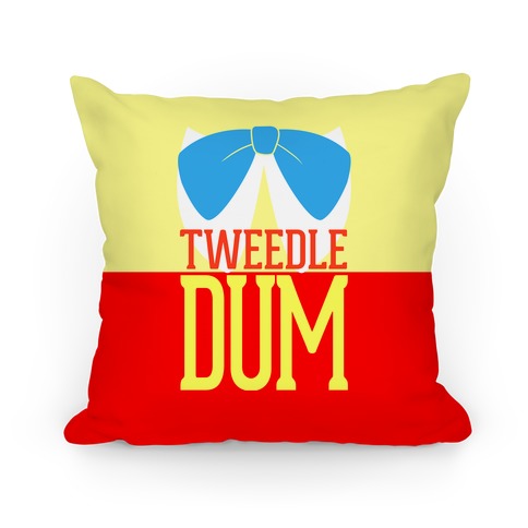 Tweedle Dum (2 of 2) Pillow
