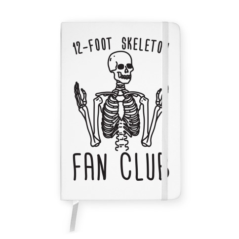 12-Foot Skeleton Fan Club Notebook