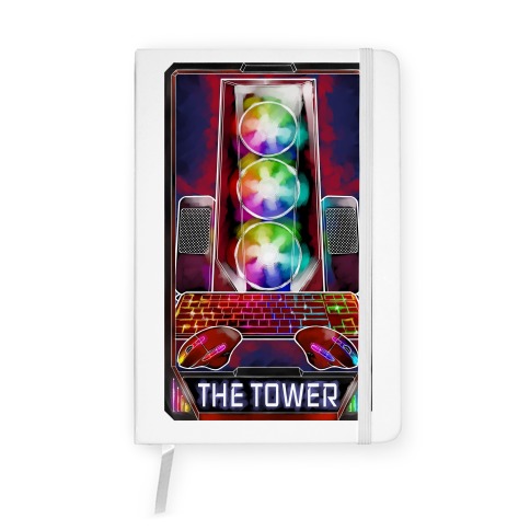 The Gaming Tower Tarot Card Notebook