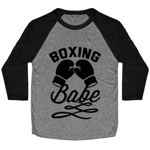 Boxing Babe Baseball Tee
