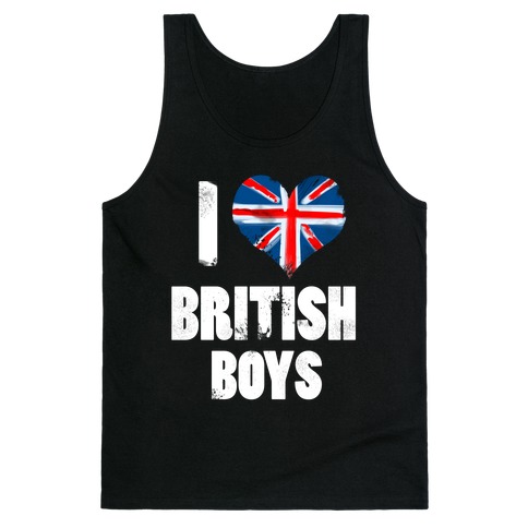 I (Heart) British Boys Tank Top