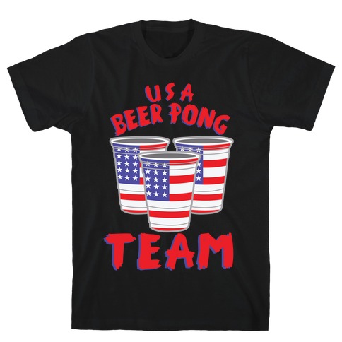 USA Beer Pong Team T-Shirt